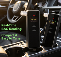 Alcootest numérique portable Airsense A5 avec capteur semi-conducteur à réponse rapide
