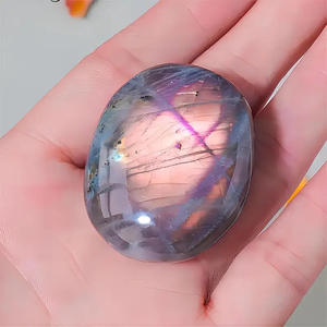 Diffuseur d'arômes en <span class=keywords><strong>cristal</strong></span> <span class=keywords><strong>de</strong></span> guérison, décoration <span class=keywords><strong>de</strong></span> bureau en pierres précieuses, pierre brute <span class=keywords><strong>de</strong></span> labradorite violette naturelle, décoration Feng Shui pour la maison - Product Image 6