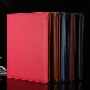 2020 de alta calidad <span class=keywords><strong>A4</strong></span> borrable de cuero de negocios de carpeta de archivo de documento titular cartera padfolio con portapapeles - Product Image 4