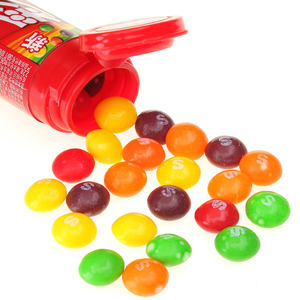 Caramelos Skittles Frutales y Dulces al por Mayor en Paquete de Botella de 30g, Grageas de Colores con Sabor a Fruta, Bombones Mexicanos - Product Image 3