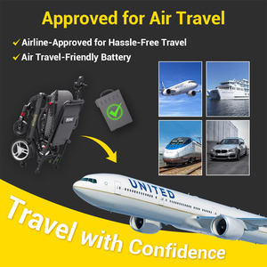 Silla de Ruedas Eléctrica Plegable Personalizada Easwe <span class=keywords><strong>para</strong></span> Niños/Adultos, Equipada con Batería de Litio de 12ah, Utilizada <span class=keywords><strong>para</strong></span> Suministros de Rehabilitación - Product Image 6