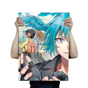 Fabrika promosyon A0 A2 A3 kuşe kağıt komik Anime Manga film posterler afiş dijital ofset baskı özel Poster baskı