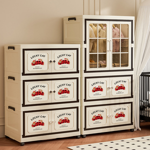 Tiết Kiệm Không Gian Organizer <span class=keywords><strong>Box</strong></span> Có Thể Gập Lại Thiết Kế Với Nắp An Toàn Cho Đồ Chơi Và Quần Áo Lưu Trữ Đa Mục Đích Container Hộp - Product Image 4