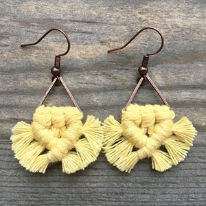 Orecchini alla moda a triangolo Micro frangia TD - Product Image 1