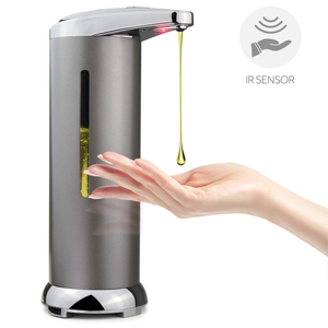 Distributeur <span class=keywords><strong>automatique</strong></span> de <span class=keywords><strong>savon</strong></span> liquide sans contact en acier inoxydable, nouvelle version 2023 - Product Image 2