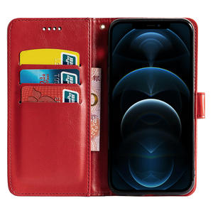 Étui de téléphone en cuir TPU magnétique portefeuille à rabat pour <span class=keywords><strong>Blackview</strong></span> BV6900/BV5500/BV5500 Pro/Plus/BV6300/BV6600/BV5200 grain de cheval fou - Product Image 4