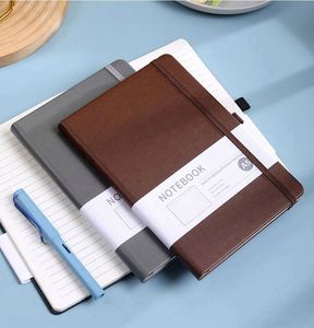 Hardcover Custom Promotional A5 Business Lined <b>Notebooks</b> PU Leather Logo Sewing Binding 192 Pages <b>Thick</b> Journal 5-7 Days - Product Image 6
