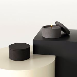 OEM ODM rotondo 4oz piccola candela profumata con coperchio per camera da letto Yoga Bar Hotel candela profumata regalo - Product Image 6