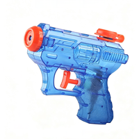 Pistolet à eau miniature en plastique transparent, marque Lucky, pour enfants, été, extérieur, plage, piscine, jeu de combat aquatique, pistolet à eau pour garçons et filles