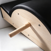 Correcteur de colonne vertébrale de précision pour intérieur, rembourrage haute densité (bois et cuir) pour Yoga Pilates, multifonction, haute élasticité