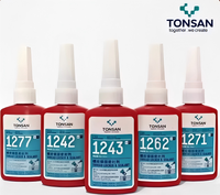 TONSAN 1243 Colle anaérobie et scellant pour vis et boulons métalliques, force moyenne, 50 ml