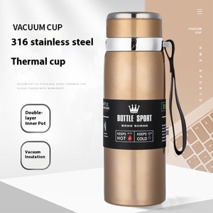 Gourde isotherme sport en acier inoxydable grande capacité pour le voyage et le camping - Product Image 2