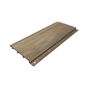 Paneles de pared de madera y plástico de revestimiento compuesto para protección exterior