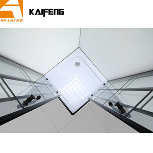 アルミ合金フレーム,スクエアバスルーム用シャワーキュービクルKF-2301B強化ガラス製シャワーエンクロージャー - Product Image 4