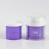 Conteneurs cosmétiques en plastique PP écologiques vides, 30 ml, 50 ml, crème pour le visage, sérum, lotion, flacon pompe sans air avec pompe