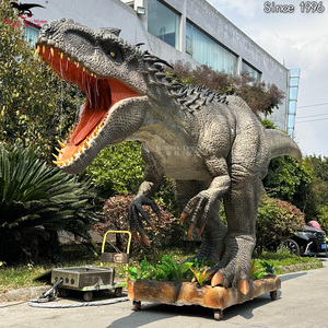 Satılık Dino tema parkı yapay büyük boy gerçek T Rex dinozor - Product Image 6