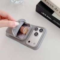 Nouveautés : Coque en silicone liquide avec porte-monnaie et porte-cartes, attraction magnétique puissante N52, antichoc, design de luxe