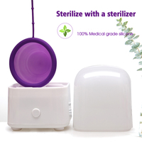 Disque menstruel étanche de marque privée 100% disque de période durable en silicone médical pour les femmes