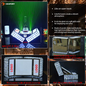 Espositore Luminoso a Led da Notte per Bottiglie di Liquori con Logo Personalizzato - Product Image 2