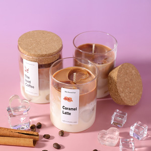 Handcrafted Soy Wax Ice Latte Coffee Scented <b>Candle</b> Ideal Present For Coffee Lovers Birthday Valentine Home Decor - Product Image 4