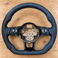 Leder-Lenkrad für VW Golf MK6 MK7 MK7.5 GTI R Polo Passat Tiguan R Line Sport Maßgefertigtes Sportlenkrad