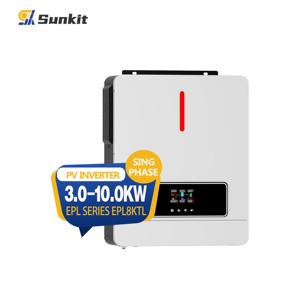 ระบบพลังงานแสงอาทิตย์ไฮบริด Sunkit 3-20 กิโลวัตต์ พร้อมคอนโทรลเลอร์ MPPT คลื่นไซน์บริสุทธิ์ สำหรับใช้ในบ้าน - Product Image 1