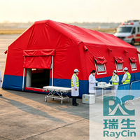 inflable impermeable de despliegue rápido para emergencias y rescate destinada a albergues de emergencia y hospitales de campaña