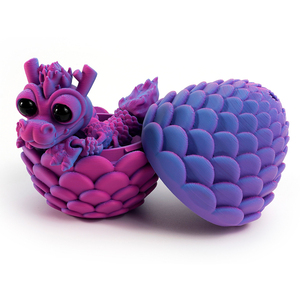 Vashine 3D In Đầy Màu Sắc PLA Thân Thiện Với Doanh Di Chuyển Rồng Trứng Trang Trí Trẻ Em Đồ Chơi Hành Động Hình Khủng Long Sáng Tạo Toi - Product Image 6
