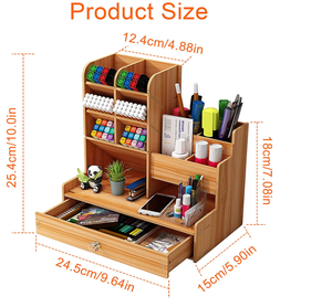 Bolsa <span class=keywords><strong>de</strong></span> almacenamiento <span class=keywords><strong>de</strong></span> escritorio <span class=keywords><strong>de</strong></span> madera, Organizador <span class=keywords><strong>de</strong></span> <span class=keywords><strong>mesa</strong></span> <span class=keywords><strong>de</strong></span> madera, cajón <span class=keywords><strong>de</strong></span> oficina <span class=keywords><strong>de</strong></span> escritorio <span class=keywords><strong>con</strong></span> compartimento Organizador - Product Image 6