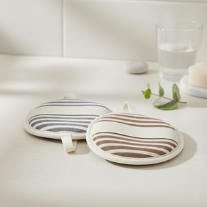 Brosse corporelle exfoliante en charbon de bambou et nylon de haute qualité en gros - Product Image 1