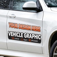 Autocollant magnétique amovible écologique pour voiture, logo personnalisé, cadeau promotionnel réutilisable pour entreprise