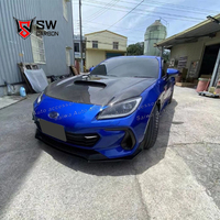 Nouveau kit de carrosserie en Fiber de carbone de style pour Toyota pour Subaru BRZ ZD8 GR86 ZN8 comprend un couvercle de pare-chocs avant couvercle de soupape de capot moteur