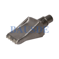 Dents de godet plates à longue durée de vie, pointes de forage à tige de 30 mm compatibles avec les supports de dents de 38 mm, outils de pieutage de fondations