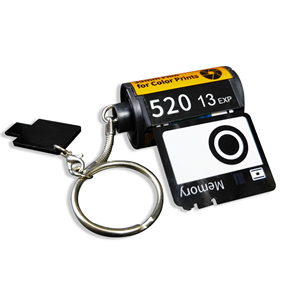 Breloque personnalisée en forme de bobine de pellicule <span class=keywords><strong>photo</strong></span>, pendentif <span class=keywords><strong>photo</strong></span> vierge en PET pour sublimation - Product Image 3