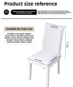 Fundas Protectoras para Sillas de Comedor de Primera Calidad, Fundas de Poliéster Simples para Uso Diario - Product Image 2