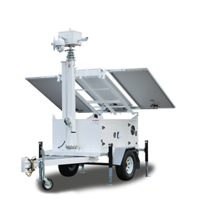 Promotion : Remorque de surveillance pour caméra thermique PTZ 2MP 16x, vue à 360°, étanche IP65, alimentation solaire, avec assurance commerciale et éclairage - Product Image 2