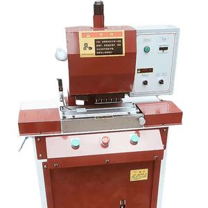 Machine à fabriquer des ceintures, presse hydraulique haute vitesse, machine à perforer les ceintures en cuir, machine à couper les extrémités, moteur à engrenages 1,6 kW 380 V - Product Image 2