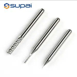 SUPAL High Quality CNC Router Bit Steel PCB Milling Cutter Tungsten Carbide For Engraving Machine Solid Wood Cutting Machine