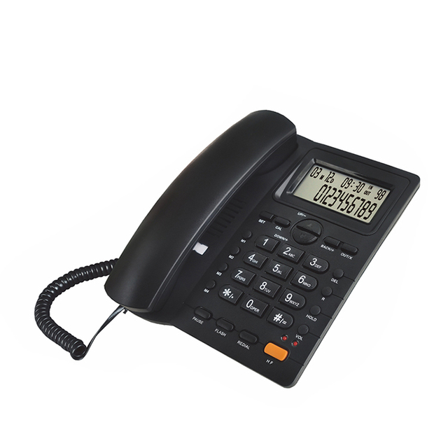 Factory Price Hot Selling Landline Telephone With Caller ID Display and Hands-free Two Way Speaker For Office Home Use