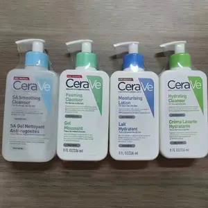 Cerav lavado de cara Reparación Piel sensible Nicotinamida Ceramida 236 ml limpiador facial