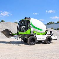 Camion malaxeur à béton autochargeur mobile de 0,6 à 6,5 m³, machine à béton à alimentation automatique entièrement hydraulique à vendre