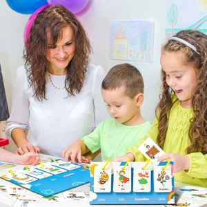 78 Piezas de Materiales Escolares para Jardín de Infancia, Artículos Imprescindibles para el Aula, Materiales de Terapia del Habla, Construcción de Frases para Niños - Product Image 3