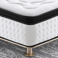 OEM/ODM Matelas de luxe Queen Size 12 po Matelas King de luxe en latex à mémoire de forme pour hôtel Matelas à ressorts ensachés pour chambre à coucher