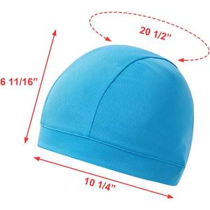 2025 bonnet en maille extensible de refroidissement personnalisé doublure de casque évacuant la sueur chapeaux et couvre-chef de cyclisme avec conception de casquette de crâne - Product Image 5