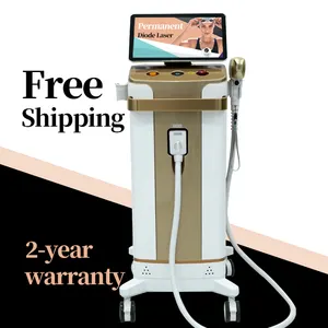 Golden Supplier 808 laser hair removal 1800W diode laser 755 808 1064 painless hair removal machine price