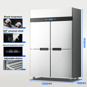 <span class=keywords><strong>ตู้</strong></span><span class=keywords><strong>แช่</strong></span>เย็นแบบประตูฝรั่งเศส 4 ประตู สำหรับงานหนัก <span class=keywords><strong>ตู้</strong></span><span class=keywords><strong>เย็น</strong></span>ตั้งตรง <span class=keywords><strong>ตู้</strong></span><span class=keywords><strong>แช่</strong></span><span class=keywords><strong>แข็ง</strong></span> - Product Image 2