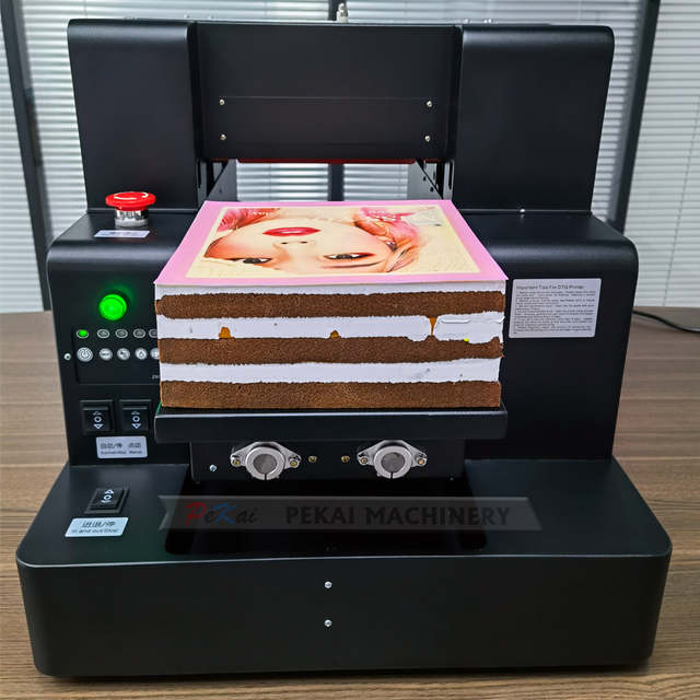 Edible Inkjet Printer Machine Sugar Printer L805 Print Head Edible Ink A4 Printing Size CMYK LC LM Colors Cake Decorating