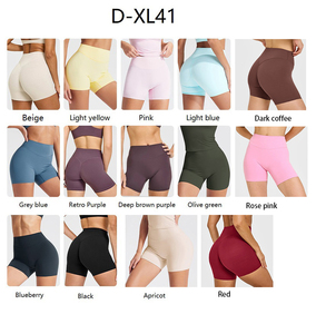 Roregal 2025 nouveauté femmes Shorts de vélo solide Leggings courts pour adultes <span class=keywords><strong>sport</strong></span> Gym Fitness Yoga Shorts - Product Image 4