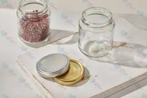 Wholesale 100ml 150ml 200ml Honey Jar Glass Jar With Cap For Food Food Grade Kitchen Storage Glass Jars
