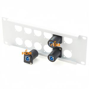 Adaptador de Panel <span class=keywords><strong>USB</strong></span> <span class=keywords><strong>Tipo</strong></span> <span class=keywords><strong>B</strong></span> 3.0, <span class=keywords><strong>Conector</strong></span> Hembra a Hembra, Montaje en Panel, Paso a Través, <span class=keywords><strong>para</strong></span> Impresoras - Product Image 4